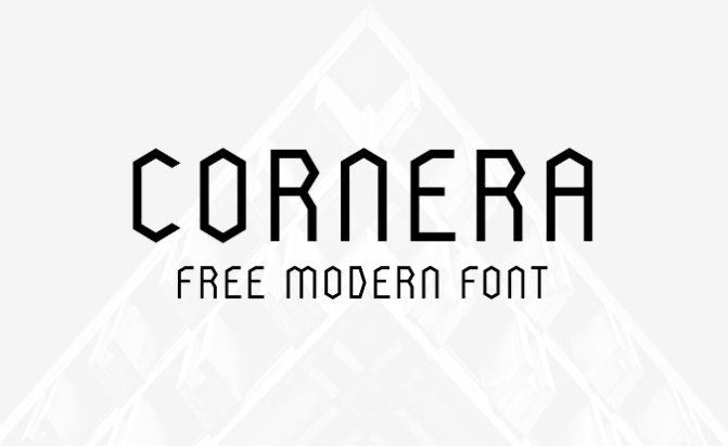 Cornera besplatan font za web dizajn
